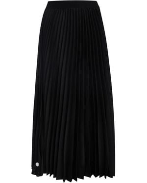 Jonathan Simkhai Pleated Midi Skirt - Black