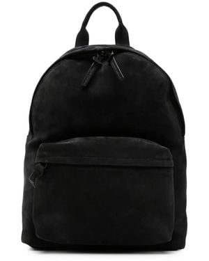Officine Creative Rucksack Aus Wildleder - Schwarz