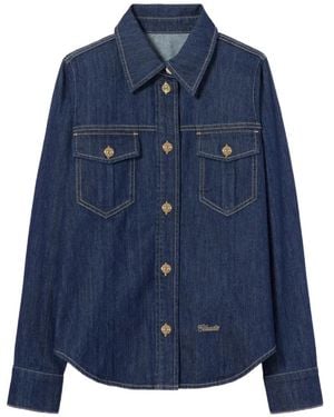 Claudie Pierlot Soft Denim Shirt - Blue