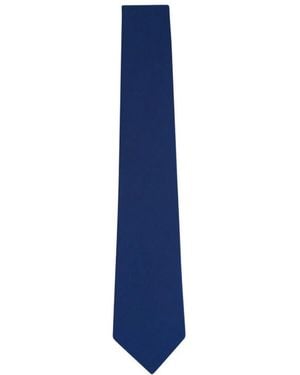 Canali Wool Tie - Blue