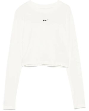 Nike クロップド トップ - ホワイト