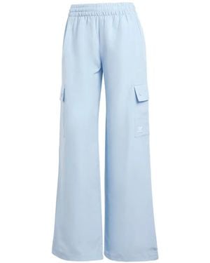 adidas Wide-Hem Cargo Pants - Blue