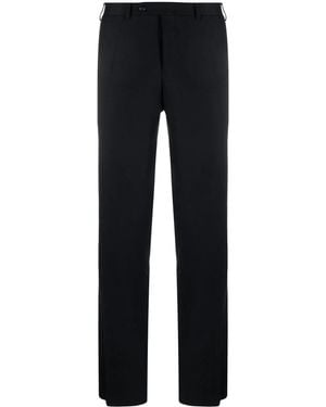 Canali Straight-Leg Tailored Pants - Black