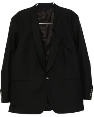 Marina Yee Wool Blazer - Black
