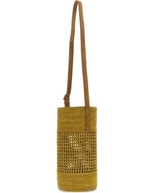 KHAITE Bolso Bombonera Tejido - Metálico