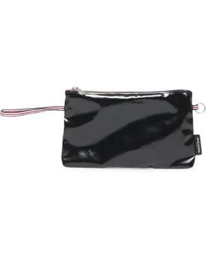 Jack Gomme Bolso De Mano Paco Con Correa A Rayas - Negro