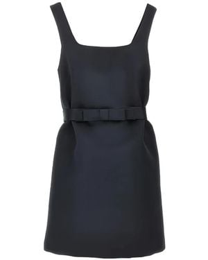 P.A.R.O.S.H. Robe Coute À Détail De Nœud - Bleu