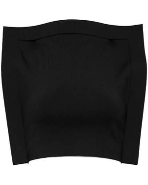Alexander Wang Schulterfreies Cropped-Top - Schwarz