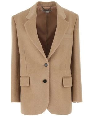 Stella McCartney Wool Blazer - Natural