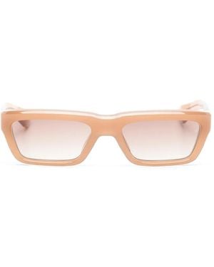 Jacques Marie Mage Lunettes De Soleil À Monture Rectangulaire - Pink