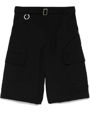 Etudes Studio Shorts Con Cintura - Nero