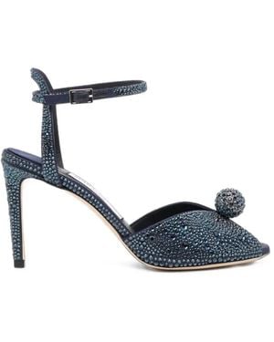Jimmy Choo Sandalias Sacora De 85 Mm - Azul