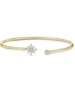 Kwiat Bracciale Rigido Con Diamanti - Metallizzato