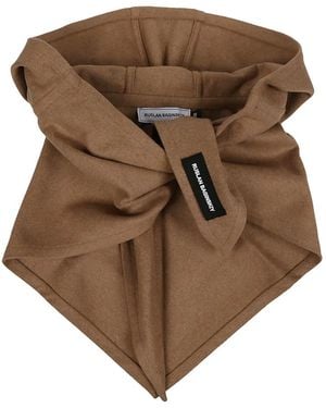 Ruslan Baginskiy Wool Hood - Brown