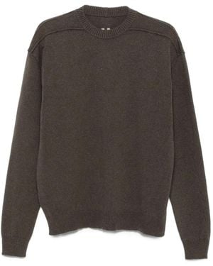 Rick Owens Sweater Met Ronde Hals - Grijs