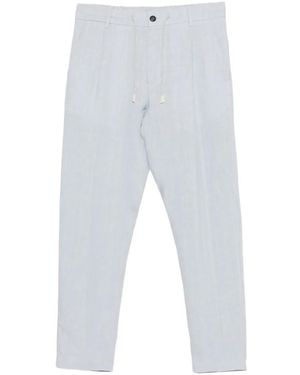 Eleventy Pleated Trousers - White