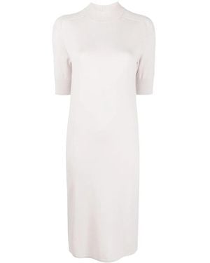Calvin Klein Long Wool Dress - White
