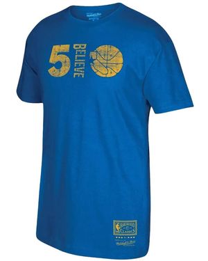 Mitchell & Ness Golden State Warriors T-Shirt - Blue
