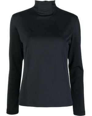 Noir Kei Ninomiya Mock-Neck Long-Sleeve Jumper - Black