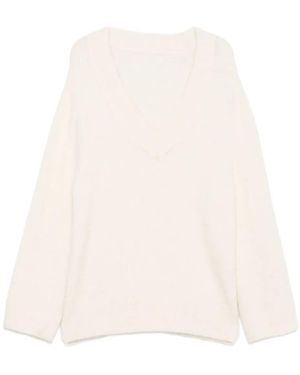 Dorothee Schumacher V-Neck Jumper - White
