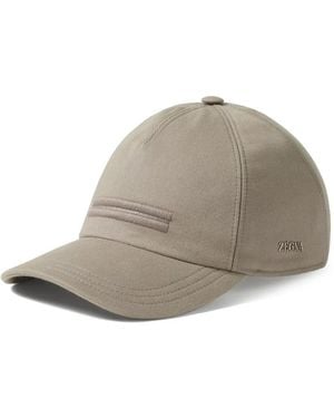 ZEGNA Oasi Cotton Baseball Cap - Grey