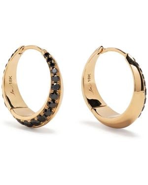 Lizzie Mandler Othello Crescent フープピアス - ブラック