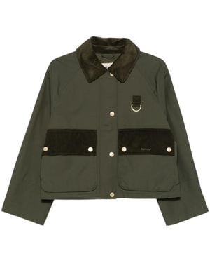 Barbour コーデュロイカラージャケット - グリーン