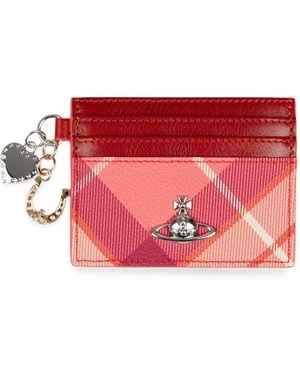 Vivienne Westwood Kartenetui Mit Anhängern - Rot