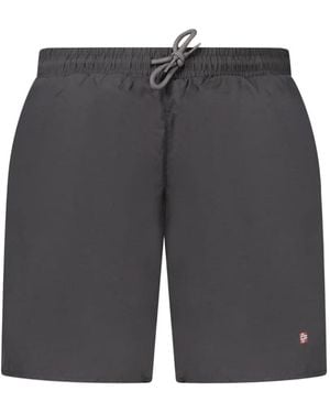 Napapijri Drawstring Swim Shorts - Grey