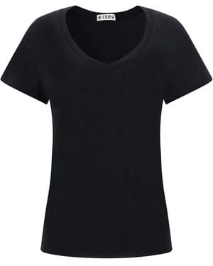ÉTERNE V-Neck T-Shirt - Black