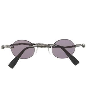 Kuboraum Round-Frame Sunglasses - Black