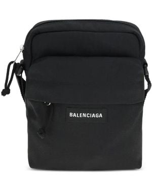 Balenciaga ジップ ショルダーバッグ - ブラック