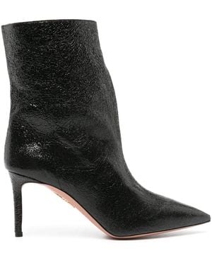 Aquazzura Matignon 75Mm Ankle Boots - Black
