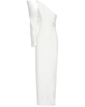 Solace London One-Shoulder Dress - White