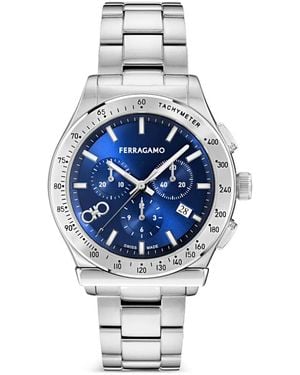 Ferragamo 1927 Chrono 42 Mm Horloge - Blauw