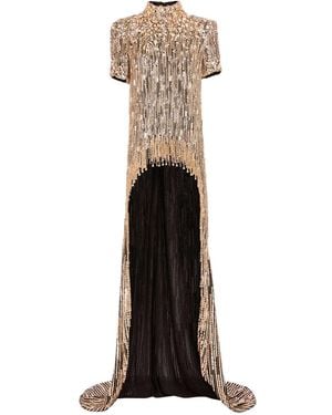 Jenny Packham Zea スパンコールトリム トップ - ホワイト