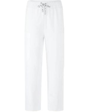 Marc Cain Wuxi Drawstring-Waist Trousers - White