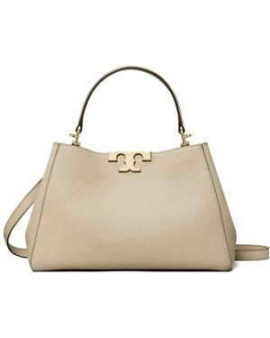 Tory Burch Double-t Logo Satchel - メタリック