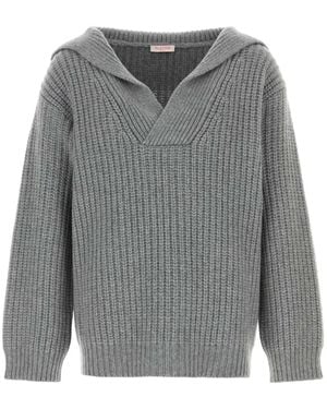 Valentino Garavani Cashmere Jumper - Grey