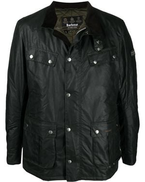 Barbour Chaqueta encerada Duke - Negro