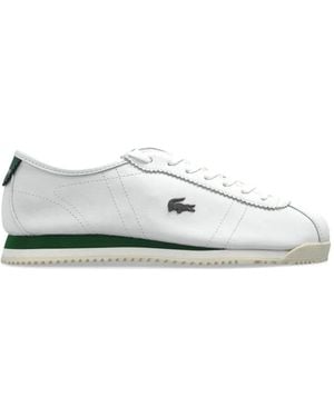 Lacoste Logo Applique Sneakers - White