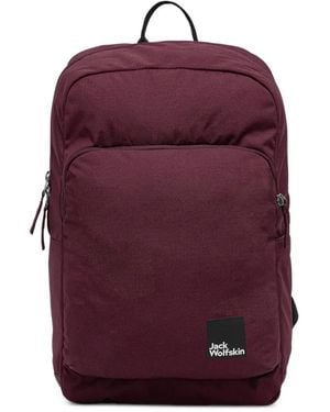 Jack Wolfskin Terraview Logo-Patch Zip-Around Backpack - Purple