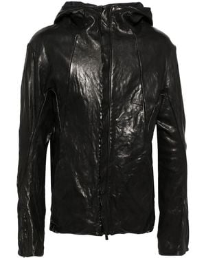 Incarnation Veste En Cuir - Noir