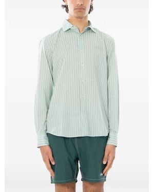 MC2 Saint Barth Camicia Ice A Righe - Verde