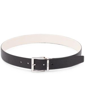 Prada Reversible Leather Belt - White