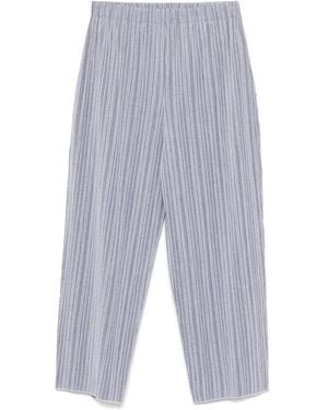 Issey Miyake A-Poc Shell Trousers - Blue