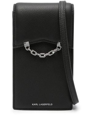 Karl Lagerfeld K/Seven Phone Crossbody - Black