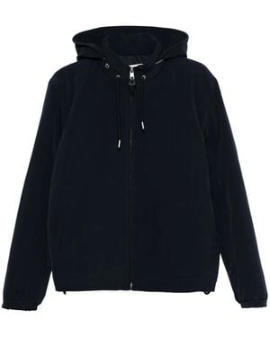 Sandro Zip-Up Hooded Jacket - Blue