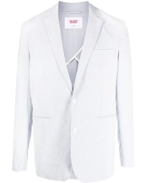 Orlebar Brown Ullock Single-Breasted Seersucker Blazer - White