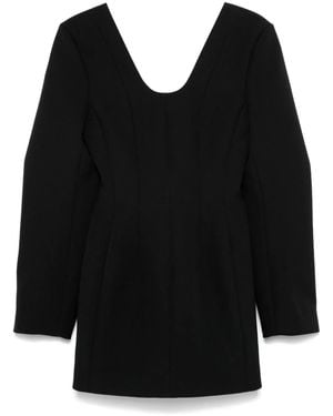 Carven Panelled Mini Dress - Black